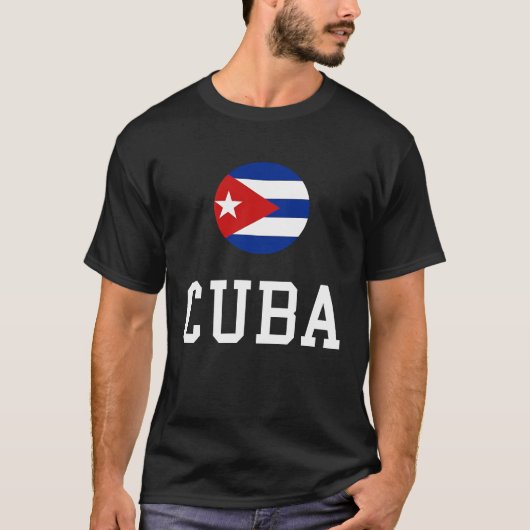 Cuban Flag Cuba Pride Cuba Travel Proud Cuban Cuba Tシャツ (正面)