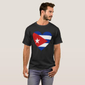 Cuban Flag Cuba Pride Cuba Travel Proud Cuban Cuba Tシャツ (正面フル)