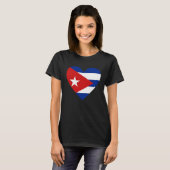 Cuban Flag Cuba Pride Cuba Travel Proud Cuban Cuba Tシャツ (正面フル)