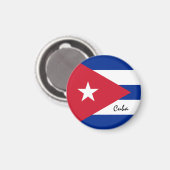Cuban Flag Magnet, holiday, Cuba マグネット (正面/裏面)