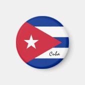 Cuban Flag Magnet, holiday, Cuba マグネット (正面)