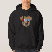 Cuban Flag Norfolk Terrier Dog Cuba Pocket パーカ (正面)