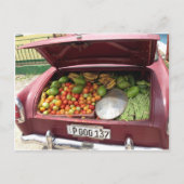 Cuban fruitstal car ポストカード (正面)