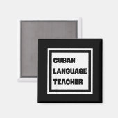 Cuban Language Teacher  マグネット (正面/裏面)