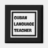 Cuban Language Teacher  マグネット (正面)
