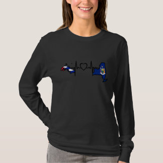Cuban New York Flag   Cuba Heartbeat Tシャツ