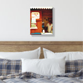 Cuban Photo of Old Havana Habana | Cafe | キャンバスプリント (インサイチュ (寝室))