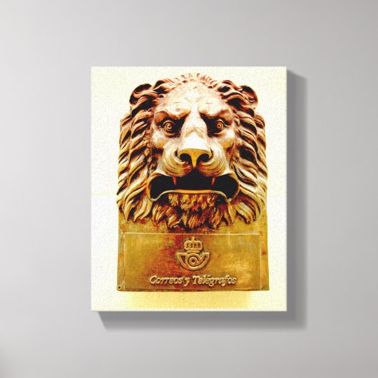 Cuban Photo of Old Havana | Lion |  キャンバスプリント (正面)