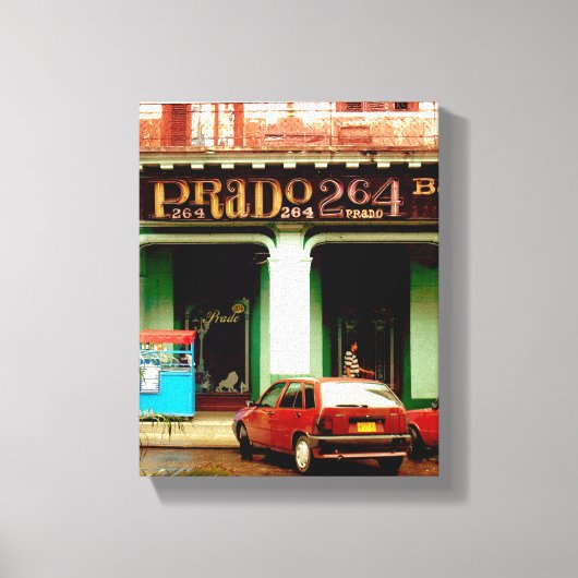Cuban Photo of Old Havana | Prado 264 | キャンバスプリント (正面)