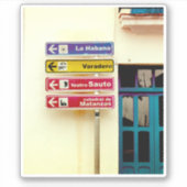 Cuban Street Signs シール (正面)