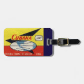 Cubanaのアールデコの30年代の荷物のラベル ラゲッジタグ (正面横)