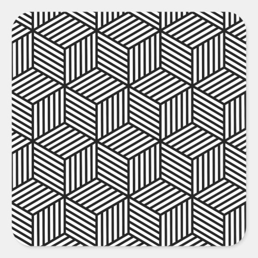 Cube Lines スクエアシール (正面)