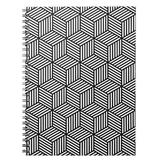 Cube Lines ノートブック (正面)