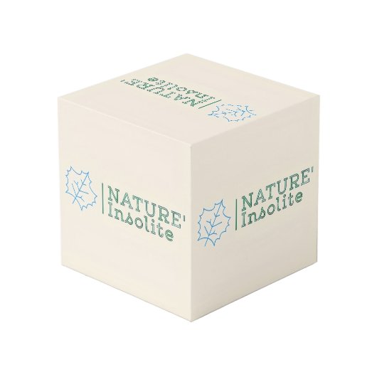 Cube "logo" 10cm フォトキューブ (裏面アングル)