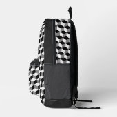 Cube Pattern Backpack プリントバックパック (右)