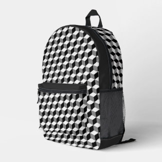 Cube Pattern Backpack プリントバックパック