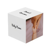 Cube photo souvenir personnalisé pour bébé フォトキューブ (正面アングル)