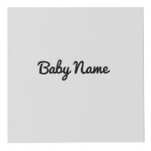 Cube photo souvenir personnalisé pour bébé フォトキューブ (正面)