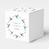 Cube surprise baptême フェイバーボックス (正面サイド)