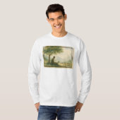 Cubicle Digital Nomad Remoteの作業から逃れる Tシャツ (正面フル)