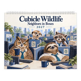 Cubicle Wildlife 2027 – 職場の日常 カレンダー