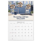 Cubicle Wildlife 2027 – 職場の日常 カレンダー (2月 2027)