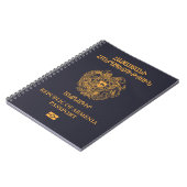 Cubierta del pasaporte de Armenia ノートブック (左側)