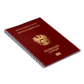 Cubierta pasaporte Austria ノートブック (右側)