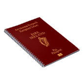 Cubierta pasaporte Irlanda ノートブック (右側)