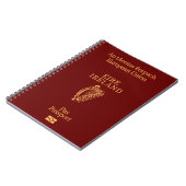Cubierta pasaporte Irlanda ノートブック (左側)