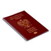 Cubierta pasaporte Polonia ノートブック (右側)