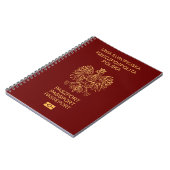 Cubierta pasaporte Polonia ノートブック (左側)