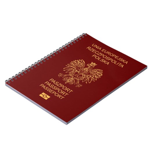 Cubierta pasaporte Polonia ノートブック (左側)