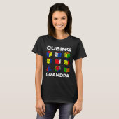 Cubing Grandpa Speedcubing Speedsolving Cuber Tシャツ (正面フル)