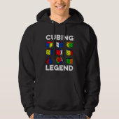 Cubing Legend Speedcubing Speedsolving Cuber パーカ (正面)