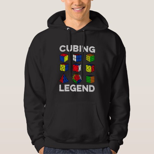 Cubing Legend Speedcubing Speedsolving Cuber パーカ (正面)