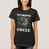 Cubing Uncle Speed Cubing Math Tシャツ (正面)