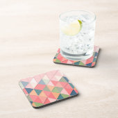 CUBISMパステルシェード幾何学的 – ADD MONOGRAM コースター (右側)