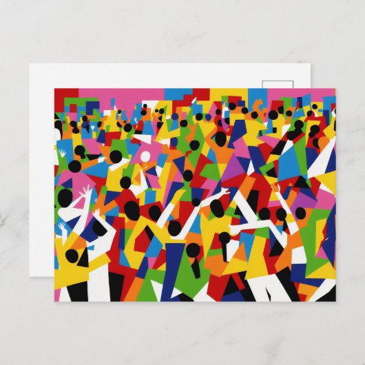 Cubism Dancing Party ポストカード (正面/裏面)