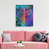 Cubism Jazz Musicians キャンバスプリント (インサイチュ (リビング))