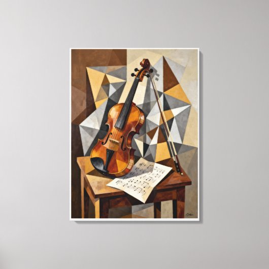 Cubismo キャンバスプリント (正面)