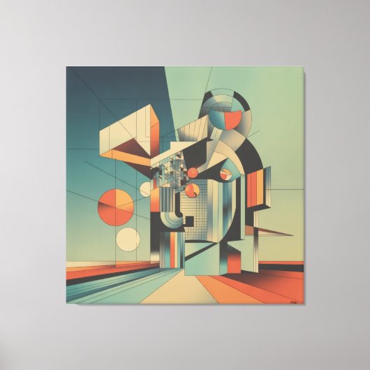 Cubismo キャンバスプリント (正面)