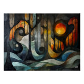 Cubismo: Bosque Enigmático ポスター (正面)