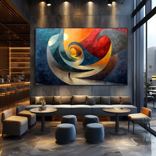 Cubismo: Mar de Hormigón ポスター