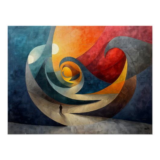 Cubismo: Mar de Hormigón ポスター (正面)