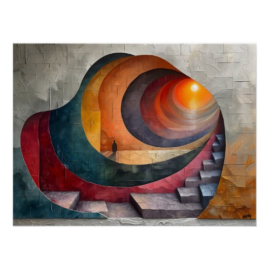 Cubismo: Pasaje Infinito ポスター (正面)