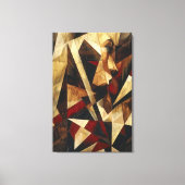 Cubist Abstract Portrait キャンバスプリント (正面)