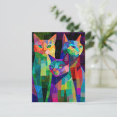 Cubist Cat Sentinels シーズンポストカード (スタンド正面)