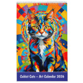 Cubist Cats – Art Calendar 2026 カレンダー (カバー)