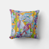 Cubist Cats - The Mininos クッション (正面)